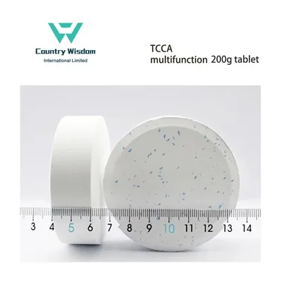 Profesionálny výrobca TCCA Multifunkčná 200g tableta na dezinfekciu vody v bazéne