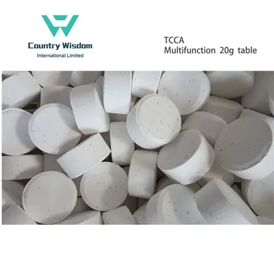 Špičková TCCA multifunkčná 20g tableta na dezinfekciu vody v bazéne