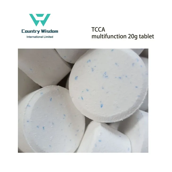 Top Quality TCCA Multifunction 20g Tablet For Swimming Pool Water Disinfectant